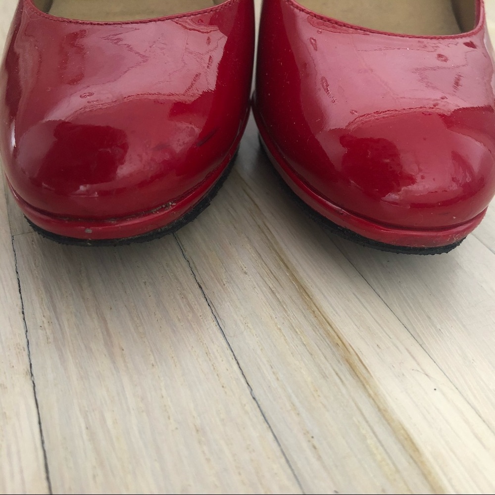 Stuart Weitzman Red Pump Shoes - Picture 3 of 5